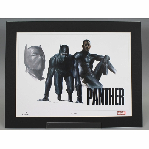 【抽選販売】【SDCC2018 コミコン限定】アレックス・ロス Black Panther: Character Model リトグラフ