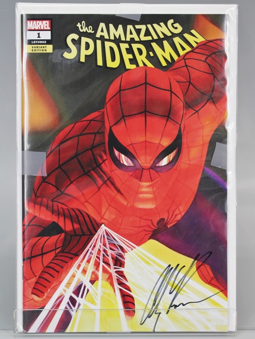 【抽選販売】【SDCC2018 コミコン限定】アレックス・ロス Amazing Spider-Man #1 Cover A Spider-Man Visions SIGNED