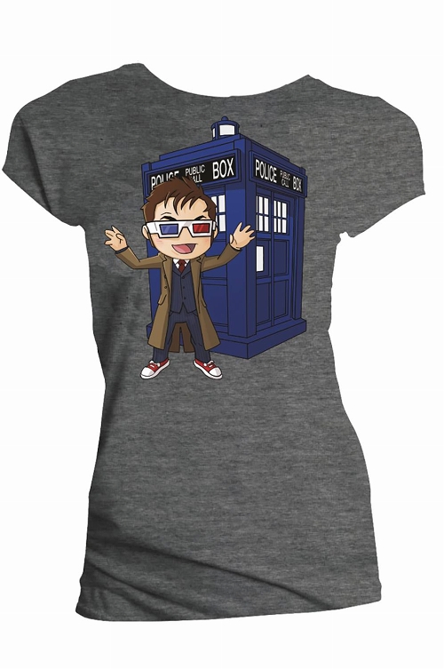 DOCTOR WHO KAWAII 10TH DOCTOR T/S SM / OCT182990