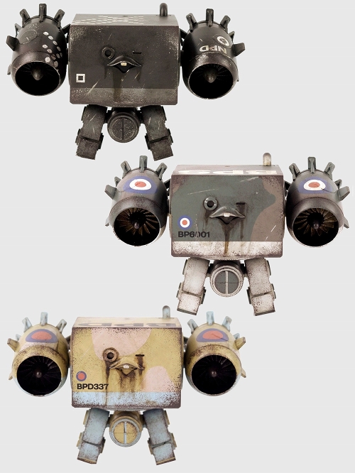 WWR ワールド・ウォー・ロボット/ 3AGO V-TOL スクウェア 1/9 アクションフィギュア セット - イメージ画像