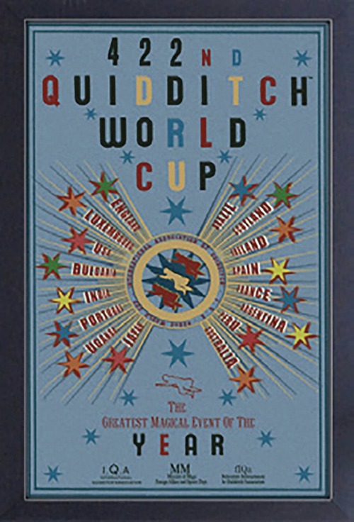 HARRY POTTER QUDDITCH WORLD CUP 11 X 17 FRAMED PRINT / DEC183154