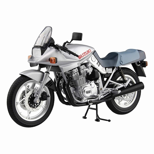 【再生産】フラッグシップミニカー/ SUZUKI GSX-1100S KATANA SL シルバー 1/12 完成品バイク
