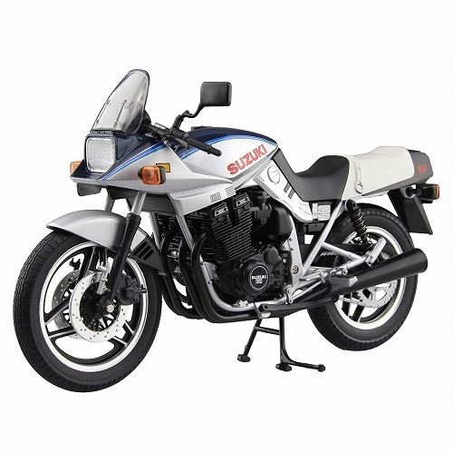 【再生産】フラッグシップミニカー/ SUZUKI GSX-1100S KATANA SD ブルー/シルバー 1/12 完成品バイク