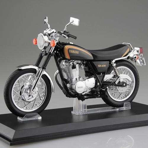 YAMAHA SR400 ブラックゴールド 1/12 完成品バイク/ ミニチュアモデル 