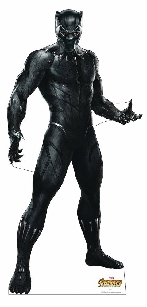 MARVEL INFINITY WAR BLACK PANTHER LIFE-SIZE STAND UP / FEB192987
