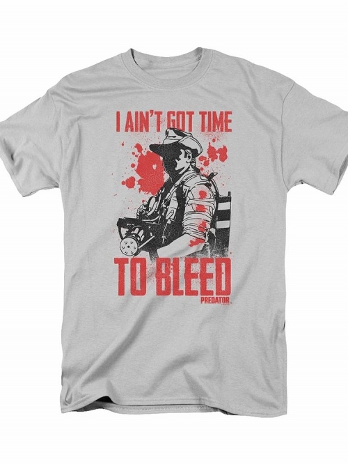 I Ain't Got Time To Bleed Predator Shirt US SIZE M
