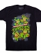 Black Ninja Turtles Attack Shirt US SIZE S