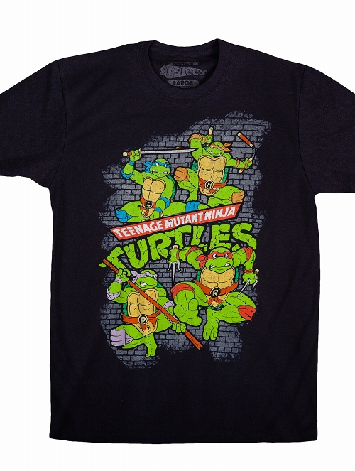 Black Ninja Turtles Attack Shirt US SIZE L