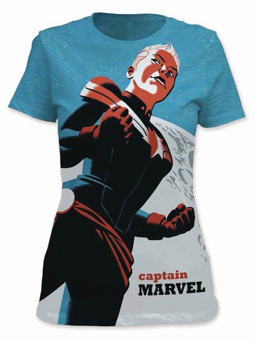 CAPTAIN MARVEL MICHAEL CHO PX FITTED T/S LG / MAR192394