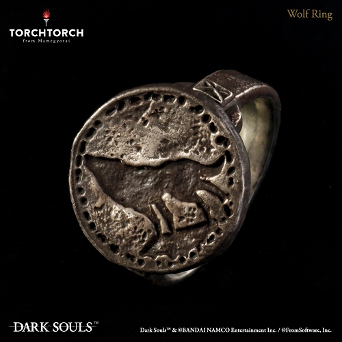 ダークソウル × TORCH TORCH/ リングコレクション: 狼の指輪 メンズモデル 23号 - イメージ画像
