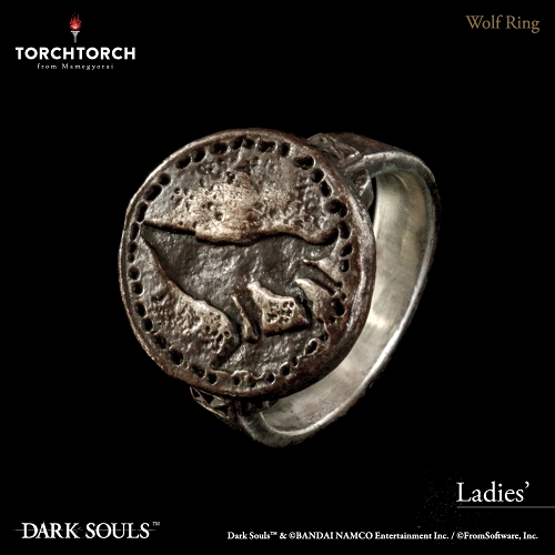 ダークソウル × TORCH TORCH/ リングコレクション: 狼の指輪 レディースモデル 13号