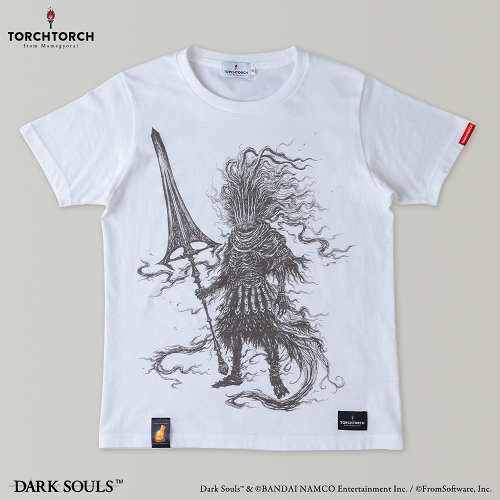 ダークソウル × TORCH TORCH/ 無名の王のTシャツ ホワイト Sサイズ
