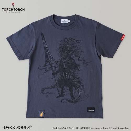 ダークソウル × TORCH TORCH/ 無名の王のTシャツ ディープグレー Sサイズ