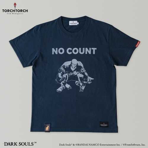 ダークソウル × TORCH TORCH/ 鉄板のパッチのTシャツ スレート Sサイズ