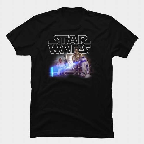 Star Wars Hologram T-shirt US SIZE M