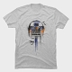 R2-D2 Halloween Splatter T-shirt US SIZE S
