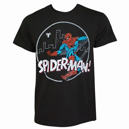 Spider-Man Radioactive Web Slinger Men's T-Shirt US SIZE L