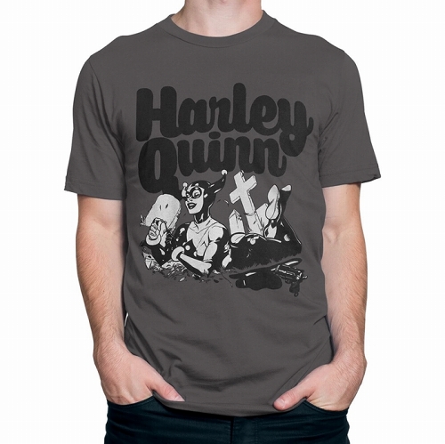 Harley Quinn Cemetery R.I.P. Men's T-Shirt US SIZE L