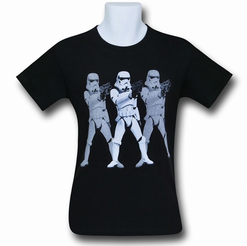 Star Wars Triple Trooper T-Shirt US SIZE M