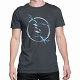 Flash Zoom Symbol Charcoal Men's T-Shirt US SIZE L