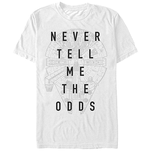 Star Wars Never Tell Me The Odds T-Shirt US SIZE L