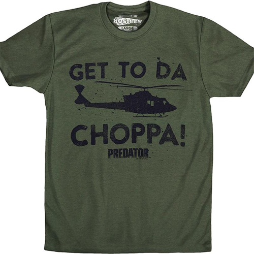 Get To Da Choppa Predator T-Shirt US SIZE M