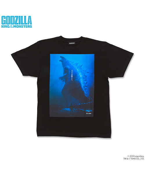 GODZILLA King of the Monsters/ ポスター Tシャツ XLサイズ
