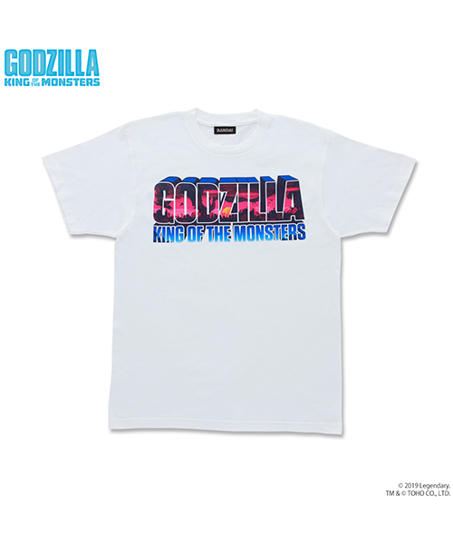 GODZILLA King of the Monsters/ ロゴ Tシャツ Sサイズ