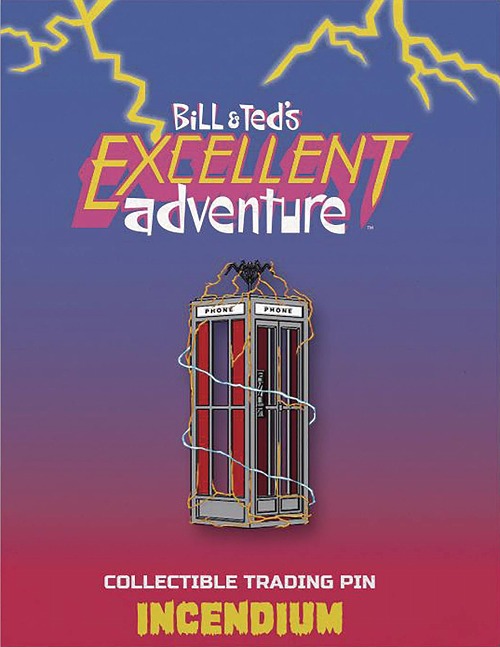 BILL AND TEDS EXCELLENT ADVENTURE PHONE BOOTH LAPEL PIN / JUN193015