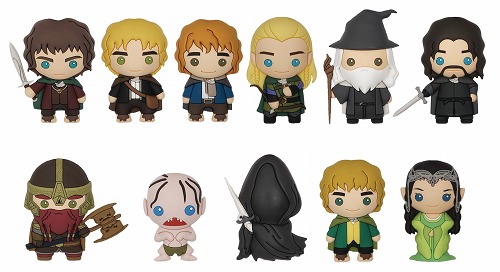 LORD OF THE RINGS 3D FOAM FIGURAL KEYRING 24PC BMB DS / JUN193025
