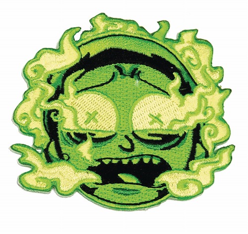 RICK AND MORTY GREEN BURNT OUT MORTY PATCH / JUN193050