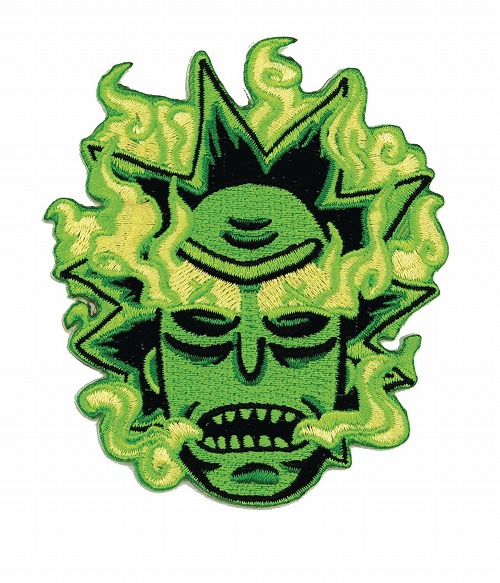 RICK AND MORTY GREEN BURNT OUT RICK PATCH / JUN193051