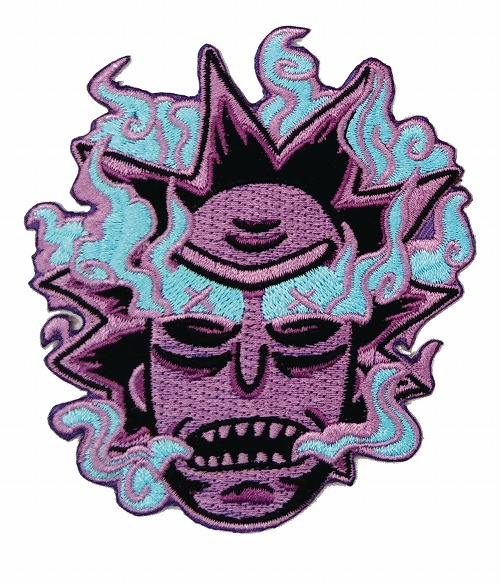 RICK AND MORTY PURPLE BURNT OUT RICK PATCH / JUN193054