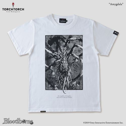 Bloodborne × TORCH TORCH/ Tシャツコレクション: アメンドーズ （ホワイト Sサイズ）