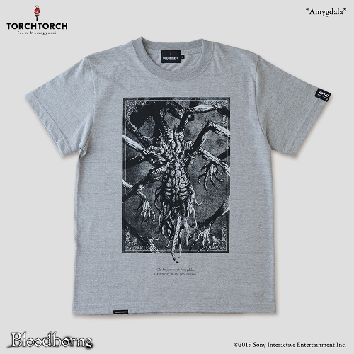 Bloodborne × TORCH TORCH/ Tシャツコレクション: アメンドーズ （ヘザーグレー XLサイズ）
