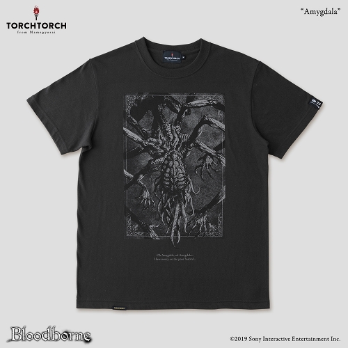 Bloodborne × TORCH TORCH/ Tシャツコレクション: アメンドーズ （インクブラック Sサイズ）