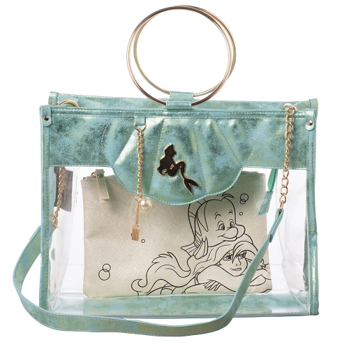 THE LITTLE MERMAID CLEAR TOTE W/ REMOVEABLE POUCH / SEP193014