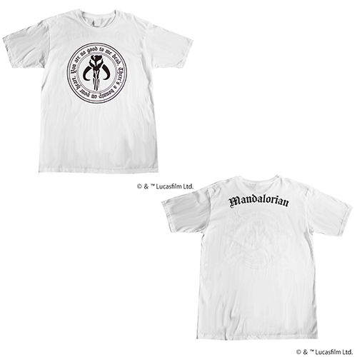 スターウォーズ/ マンダロリアン ロゴ 両面プリント Tシャツ SW-RS-5 サイズXL - イメージ画像