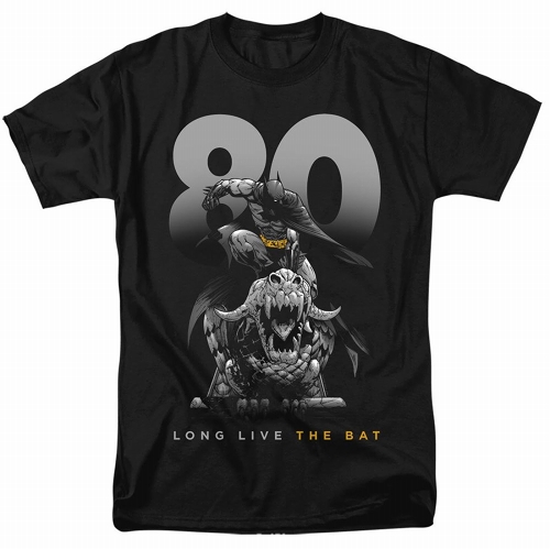 Batman 80th Long Live the Bat T-Shirt size M