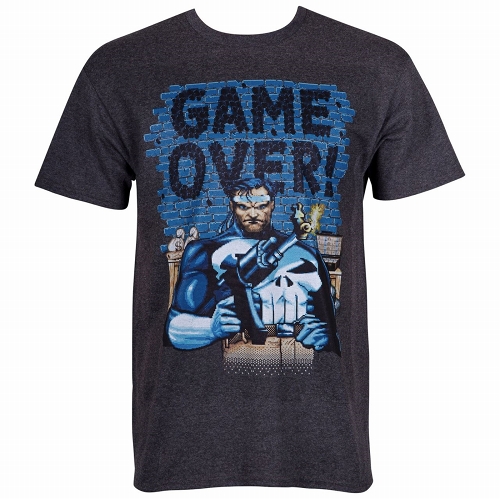 Punisher Game Over Arcade Style T-Shirt size S