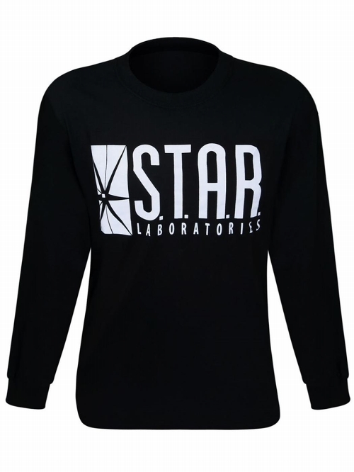 Flash Star Labs Black Long sleeve T-Shirt size L