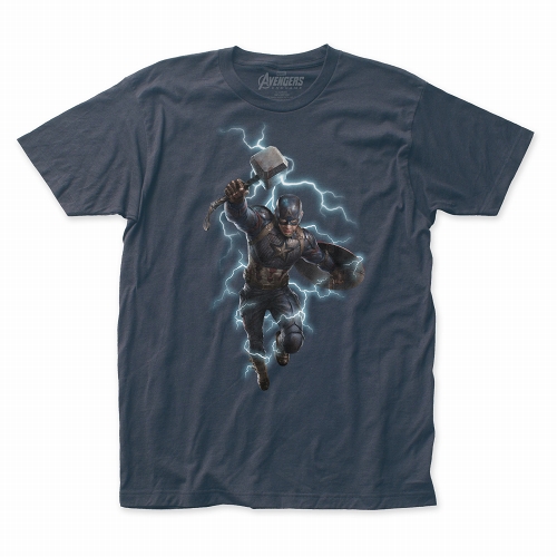Captain America Wielding Mjolnir Avengers Endgame T-Shirt size M