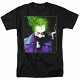 The Joker Painted Portrait Black T-Shirt size S