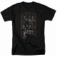 BATMAN ARKHAM's GATE BLACK T-Shirt size S