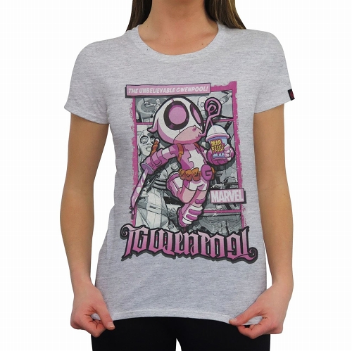 Gwenpool Cute Ambigram T-Shirt ladies size M