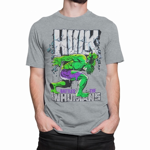 Hulk Battles The Inhumans T-Shirt size L