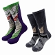 Batman and Joker Character Crew Socks 2-Pair Pack