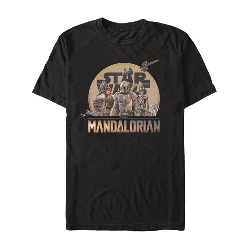 【入荷中止】STAR WARS THE MANDALORIAN CHARACTER LOGO T/S SM / JAN202442