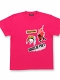 ハーレイ・クインの華麗なる覚醒 BIRDS OF PREY/ ハーレイ・クイン イラスト Tシャツ ピンク サイズM 2533953