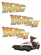 バック・トゥ・ザ・フューチャー/ Back to the Future ロゴ＆デロリアン ステッカー 4種セット